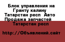 Блок управления на Гранту калину - Татарстан респ. Авто » Продажа запчастей   . Татарстан респ.